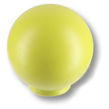 Ручка-кнопка, 626PIX, d=29мм, пластик, фисташковый матовый, "Шар"