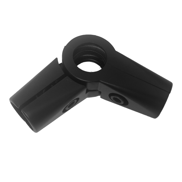 R-43 Муфта двойная угловая поворотная, черный матовый, CMF