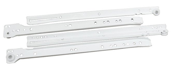 Направляющие роликовые 350мм, 0,8, белый