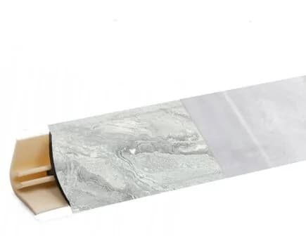 Плинтус LB-15, паладина светлая, L=3000мм, 13,4х13,4мм, Россия