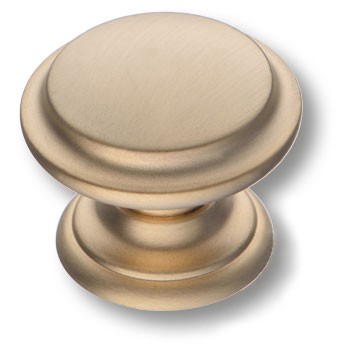 Ручка-кнопка, 8462-020, d=29мм, металл, матовая латунь