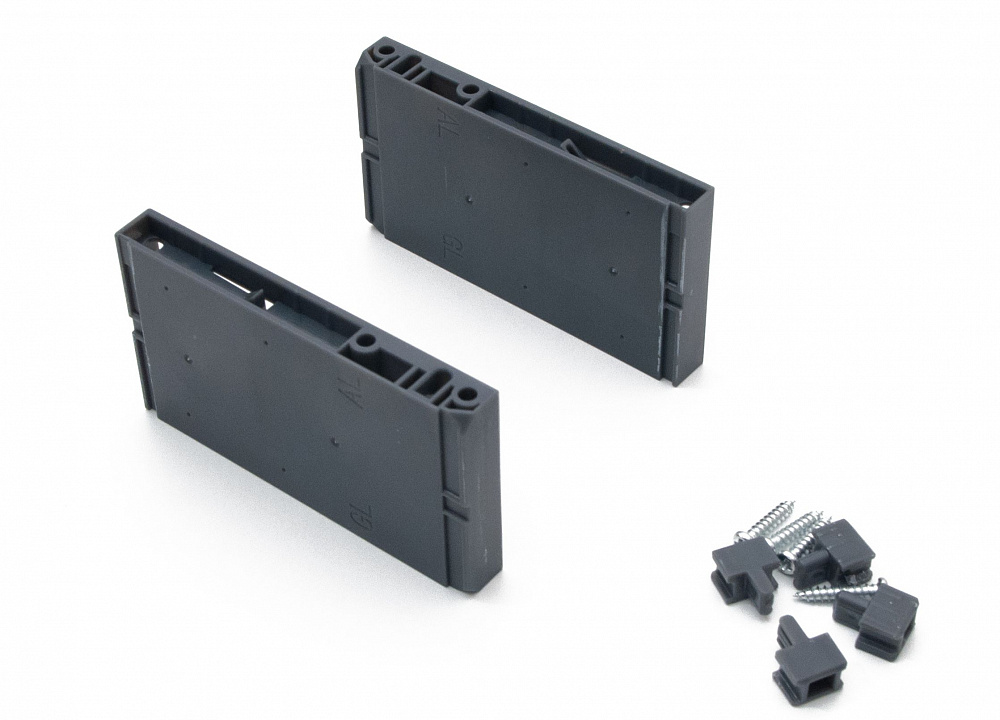 Крепление передней панели внутреннего ящика JETBOX ULTRA (левое+правое), антрацит