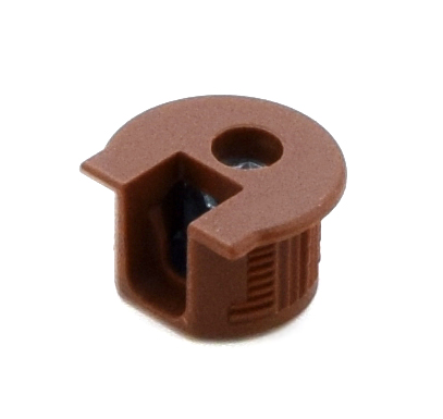 Стяжка Р-ФИКС эксцентриковая, 12,5х16мм, для плит толщиной 16мм, пластик, коричневый, CMF