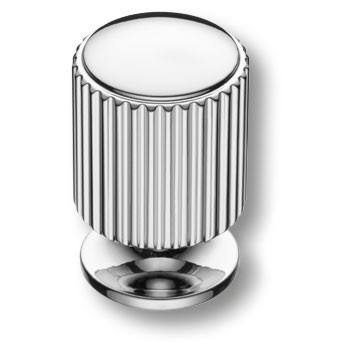 Ручка-кнопка, 1464 0020 CR, d=20мм, металл, глянцевый хром