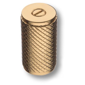 Ручка-кнопка, 15.386.30.19, d=16мм, металл, глянцевое золото