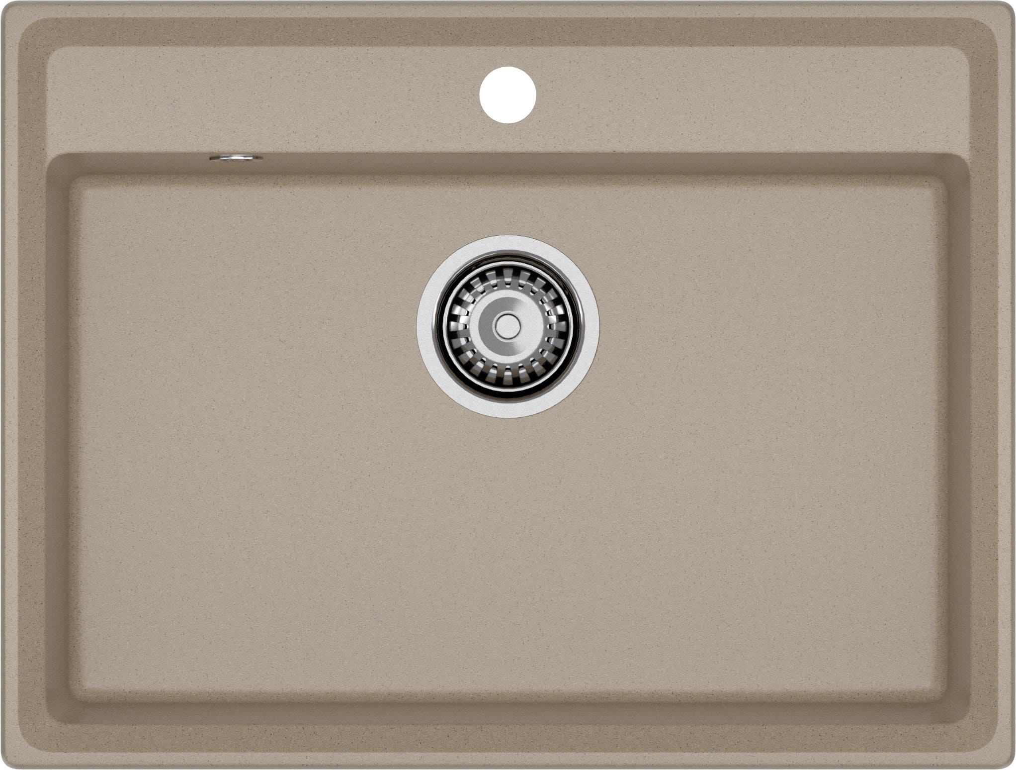Мойка GranFest LEVEL 660, 660х500 мм, песочный