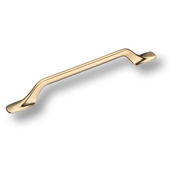 Ручка-скоба, 1111160MP11, 160мм, металл, глянцевое золото