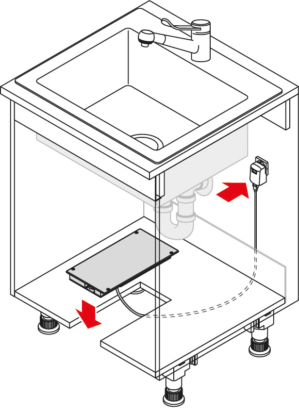 Электронная система бесконтактного открывания ящика Libero 3.0.