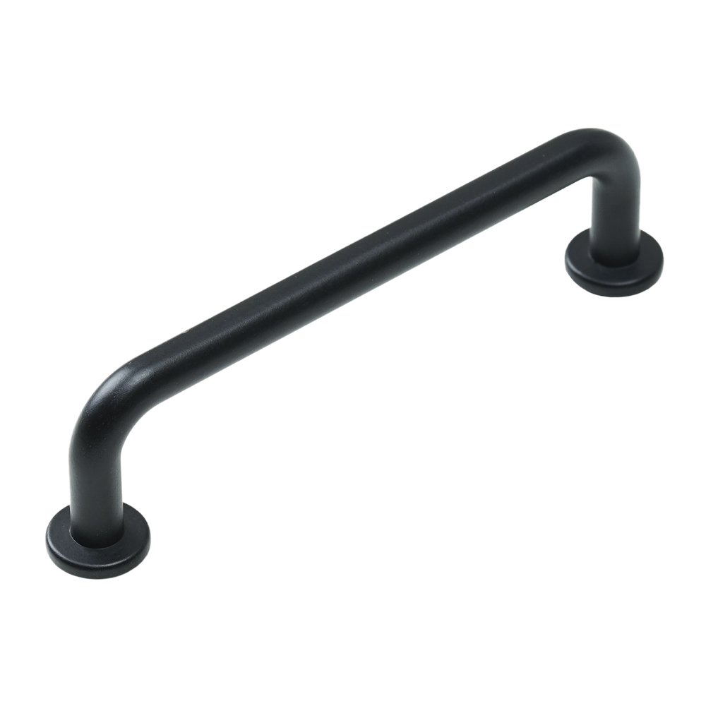 Ручка-скоба, 296, 128мм, металл, черный матовый