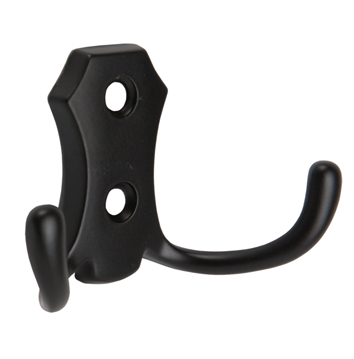 Крючок, 200.01, двухрожковый, черный, CMF