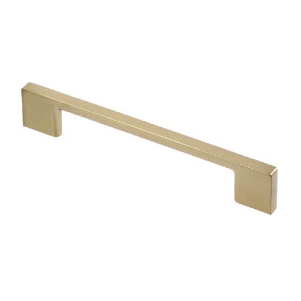 Ручка-скоба, UZ-819, 192мм, металл, позолоченная латунь