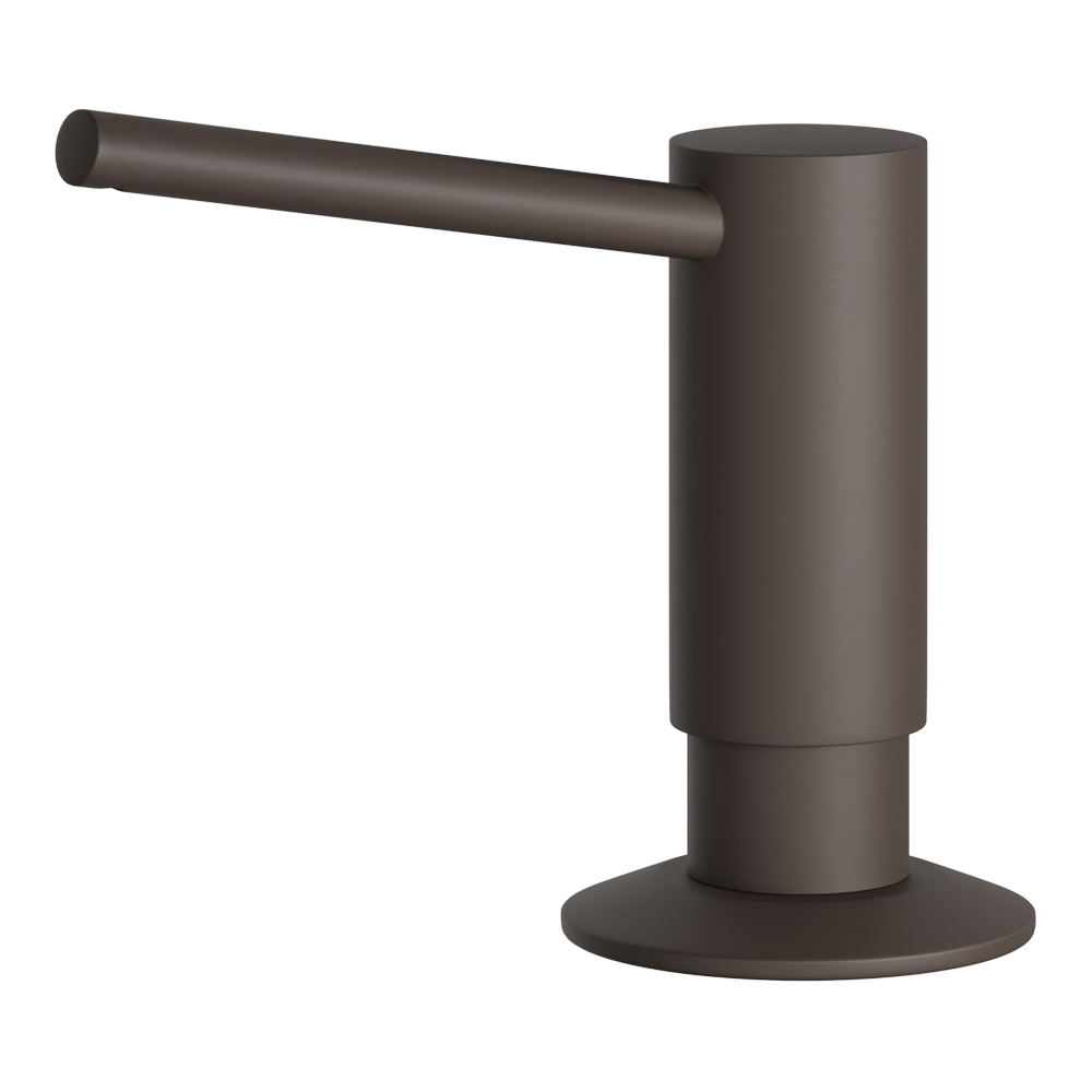 Дозатор для моющего средства OM-02-P-ES, латунь/espresso