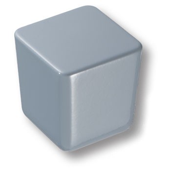 Ручка-кнопка, 8151-580 BLUE BRIGHT, 28х25х25мм, металл, голубой глянцевый