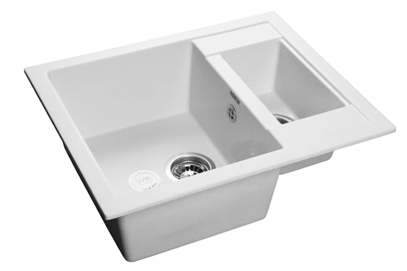 Мойка GranFest QUADRO 610K, 610х500 мм, иней