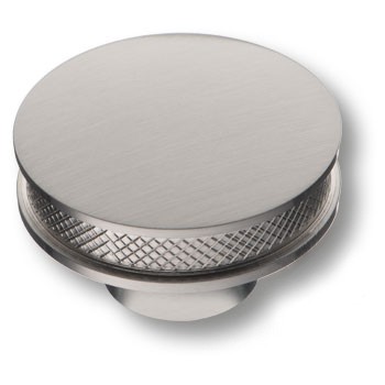 Ручка-кнопка, 15.311.50.29, d=47мм, металл, никель