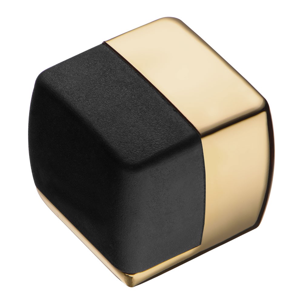 Стопор для двери, DS1015 0034 GL-P6, 34 мм, металл, глянцевое золото