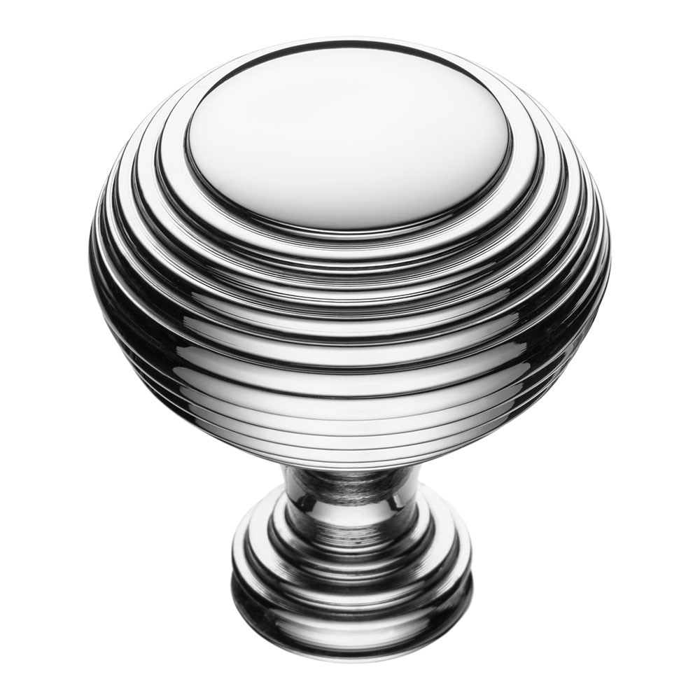 Ручка-кнопка, 1937 0032 CR, d=32мм, металл, глянцевый хром