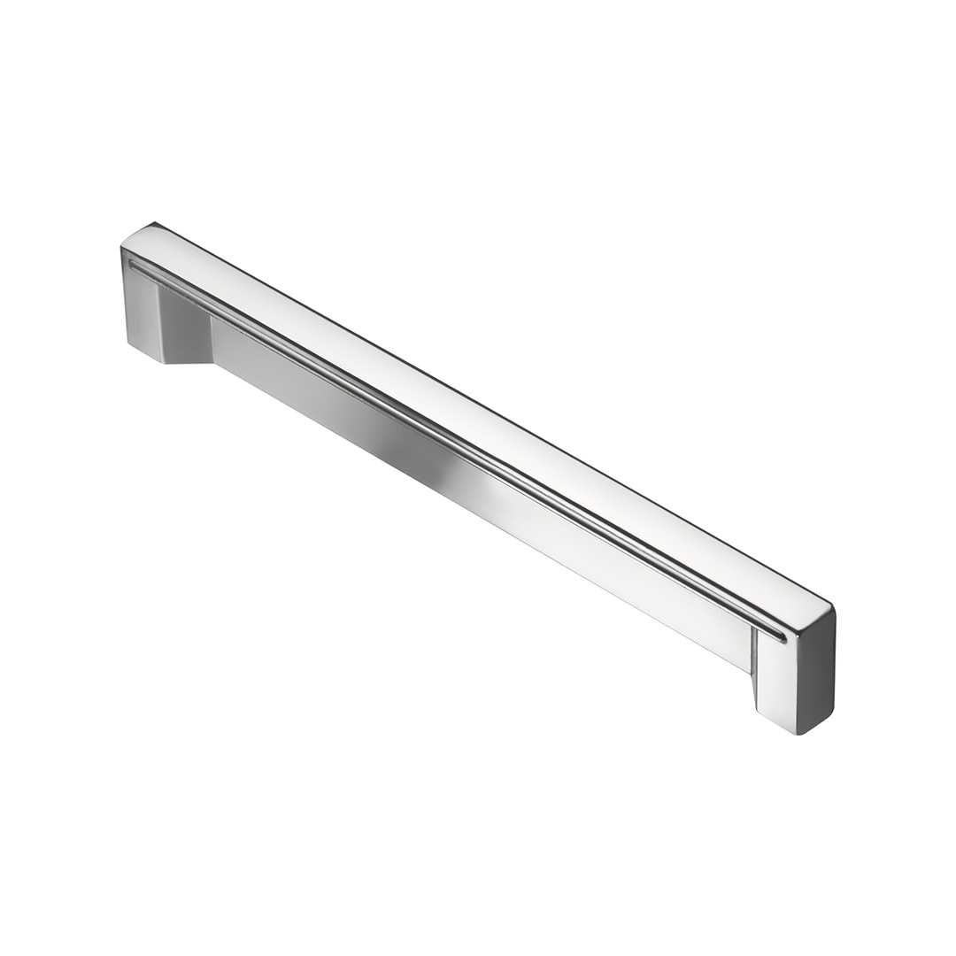 Ручка-рейлинг, R-3060, 128, хром