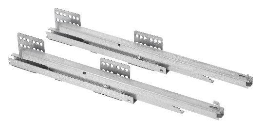 Комплект направляющих MOVIX PRO для корзин, с доводчиком, боковое крепл, скрытый монтаж, левый, GTV