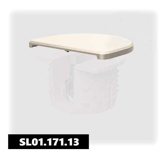 Крышка для стяжки эксцентриковой RAFIX, пластик, кремовый