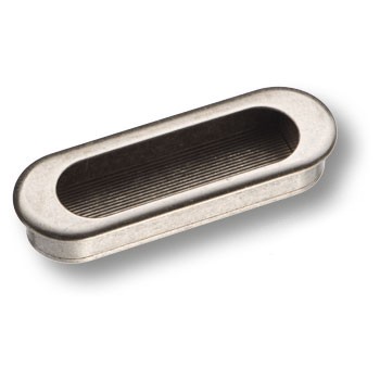 Ручка врезная, 15.113.75.16, 75мм, металл, античное серебро