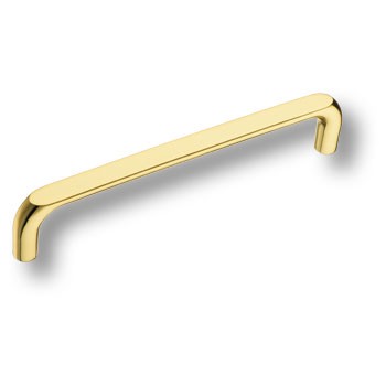 Ручка-скоба, 395-160-Gold, 160мм, металл, глянцевое золото