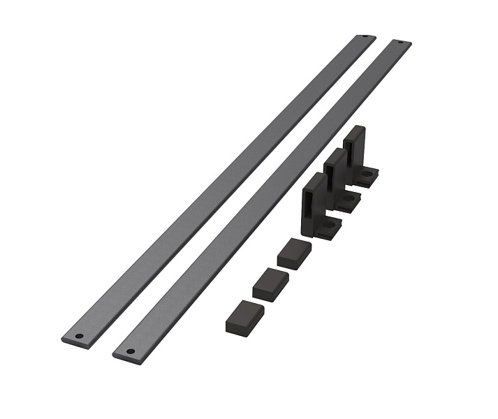 Бортик для обуви ограничительный Конеро, 1114мм, черный, Kessebohmer