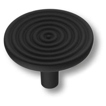 Ручка-кнопка, 4134001MP24, d=36мм, металл, черный