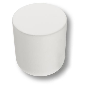 Ручка-кнопка, 8161-292, d=25мм, металл, белый