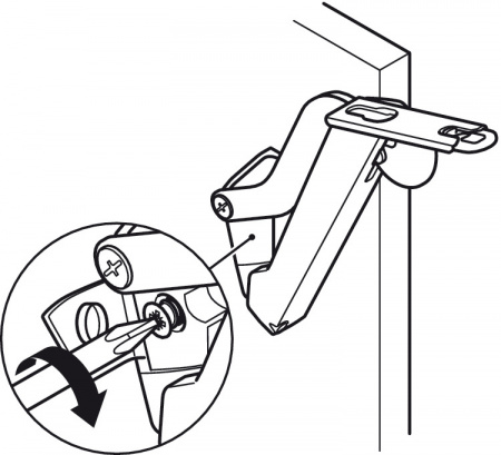 Подъемник ФриСпейс мини тип E, Ш=200-1200мм, В=225-650мм, 3,2-13,4 кг, антрацит, Hafele