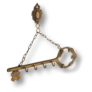 Ключница, 130094, латунь, глянцевая латунь