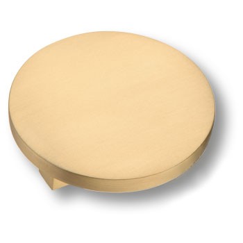 Ручка-кнопка, 7207 0060 GB-GB, d=60мм, металл, матовая латунь