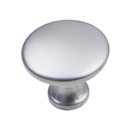 Ручка-кнопка, 161, d=29,5мм, металл, матовый хром