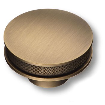 Ручка-кнопка, 15.311.50.04, d=47мм, металл, старая бронза