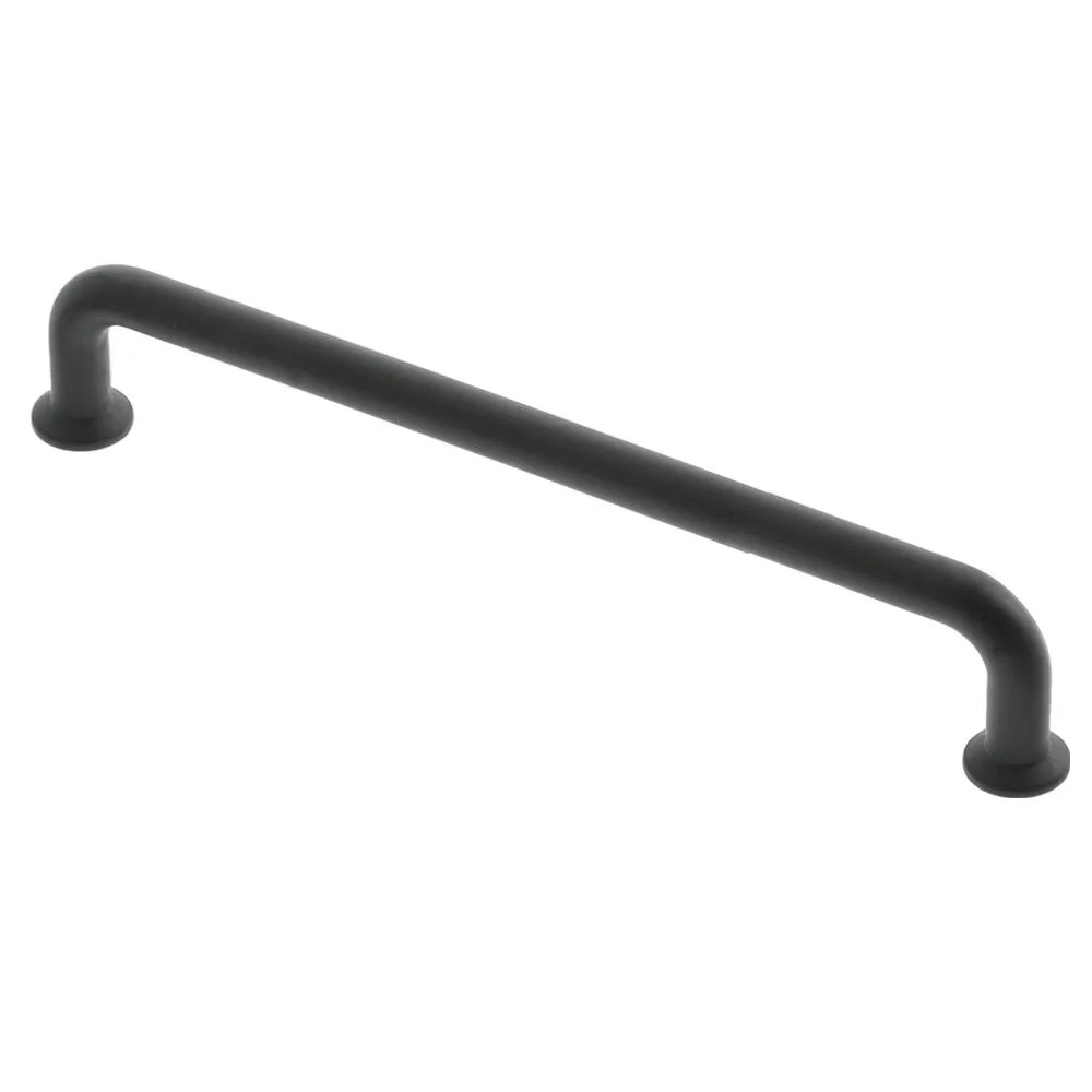 Ручка-скоба, NORD, 192мм, металл, черный матовый