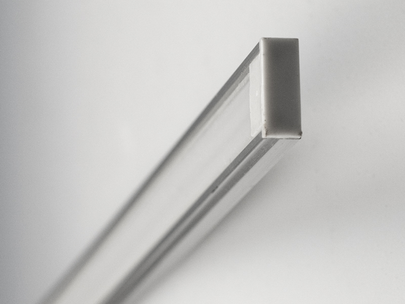 Профиль накладной 16х6х2000мм, лента ≤10мм, алюминий (диффузор, заглушки, крепеж), SP261/90