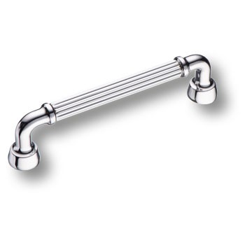 Ручка-скоба, 1116128MP02, 128мм, металл, глянцевый хром