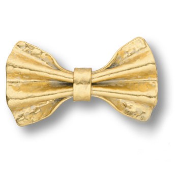 Ручка-кнопка, 90093-АС Мзл, 50х80х145мм, слоновая кость с патиной мраморное золото, "Саймон Бант"