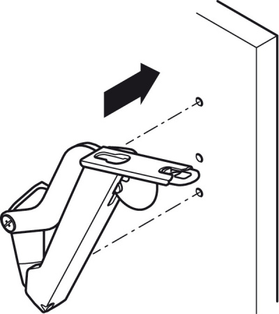 Подъемник ФриСпейс мини тип E, Ш=200-1200мм, В=225-650мм, 3,2-13,4 кг, антрацит, Hafele