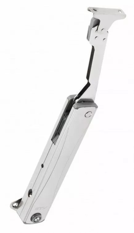 Кронштейн MINILIFTNEW LIGHT, без доводчика, для фасада 2-3кг, сталь, хром, GTV