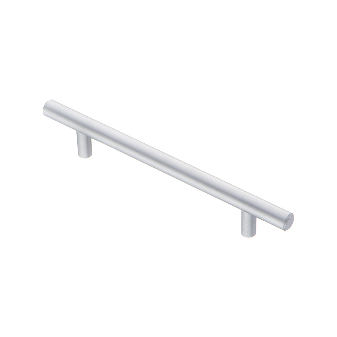 Ручка-рейлинг, матовый хром, d=12мм, 192/253мм, CMF