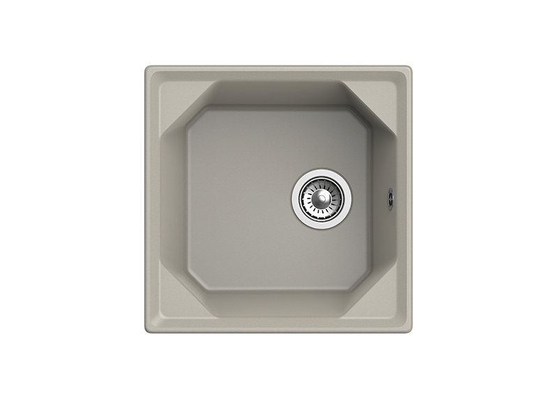 Мойка GranFest UNIQUE U-500, 500х500 мм, топаз