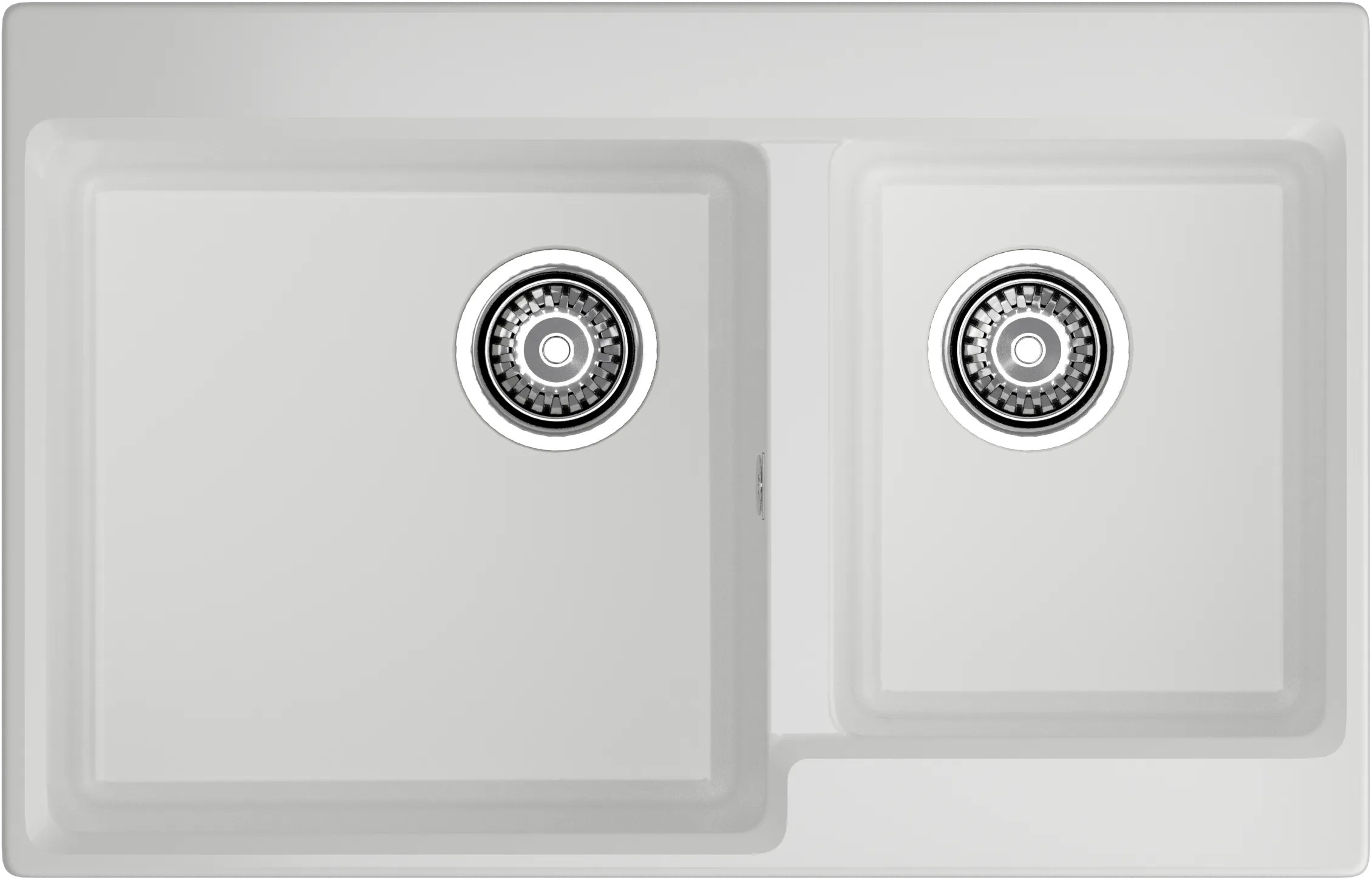 Мойка GranFest LEVEL 780K, 780х500 мм, иней