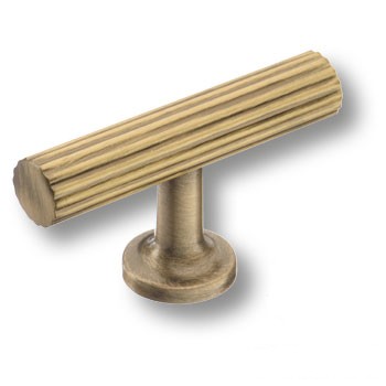 Ручка-кнопка, 8887 0008 ABM-ABM, 33х20х60мм, металл, старая бронза