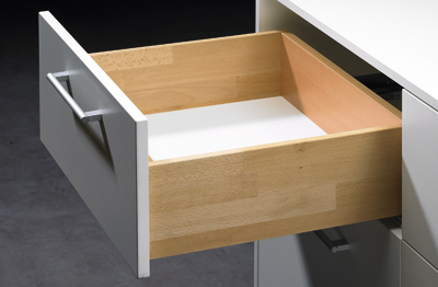 Направляющая Quadro 20 Stop Control, 20 кг, NL250, частич выдвиж, надвиж монтажа, EB20, левая