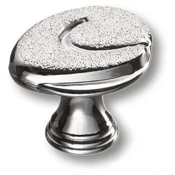 Ручка-кнопка, 15.347.00.07, d=35мм, металл, глянцевый хром