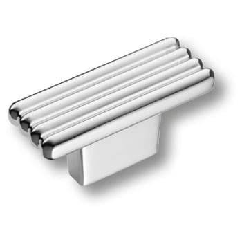 Ручка-кнопка, 372016MP02, 25х20х50мм, металл, глянцевый хром