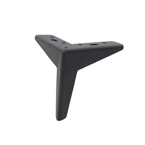 Опора нерегулируемая, h=135мм, металл, черный песок, JET