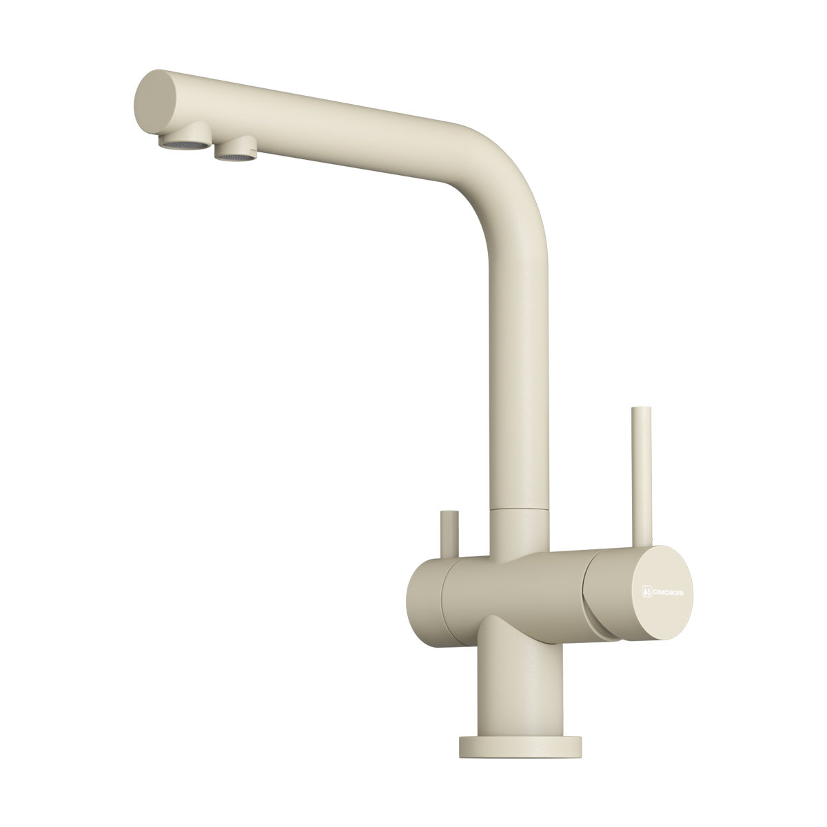 Смеситель Nagano-P-BE, латунь, ваниль