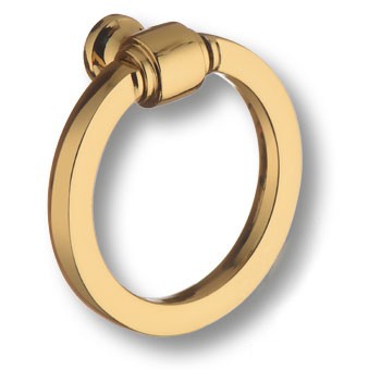 Ручка-кольцо, 3200 0050 GL-GL, 20х52х50мм, металл, глянцевое золото